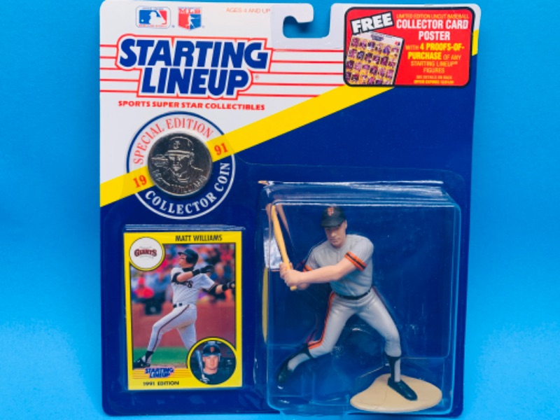 Photo 1 of 257904…starting line up Matt Williams figure and collector coin