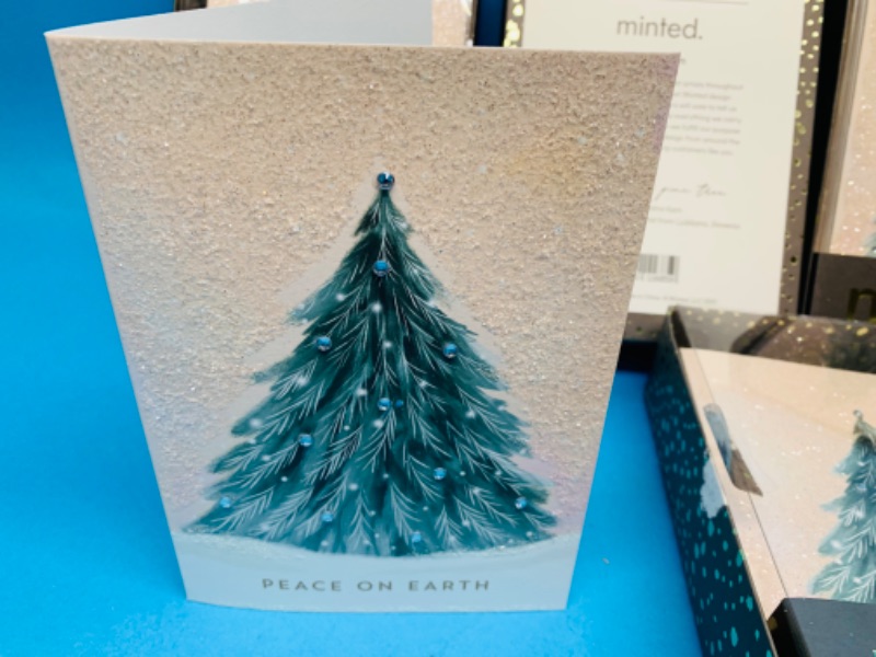 Photo 5 of 258015…40 glittery Christmas cards - 10 per box