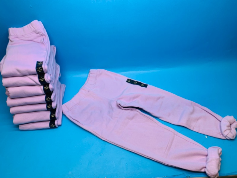 Photo 1 of 258292… 8 pairs of fleece joggers girls size large 10-12 