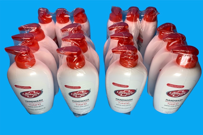 Photo 1 of 258430… 18 lifebuoy total 10 bottles of hand soap 8.45 oz each 