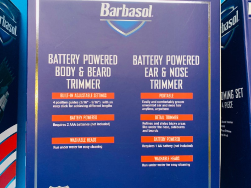 Photo 2 of 258502… 3 Barbasol 4 piece grooming sets