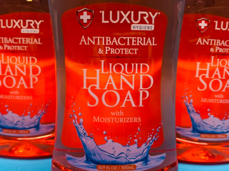 Photo 2 of 258504… 3 bottles of luxury antibacterial moisturizing hand soap 16.9 oz each 