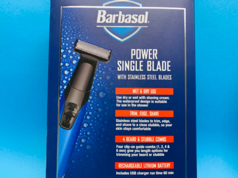 Photo 2 of 258507… 3 Barbasol power single blade wet and dry trimmer/shavers