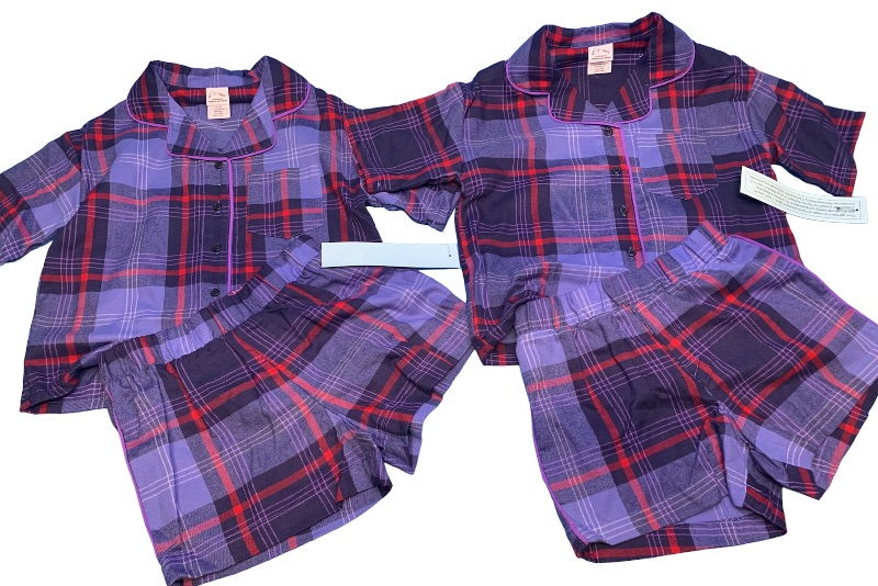 Photo 1 of 258647… 2 kid’s sleepwear sets size med 7/8 