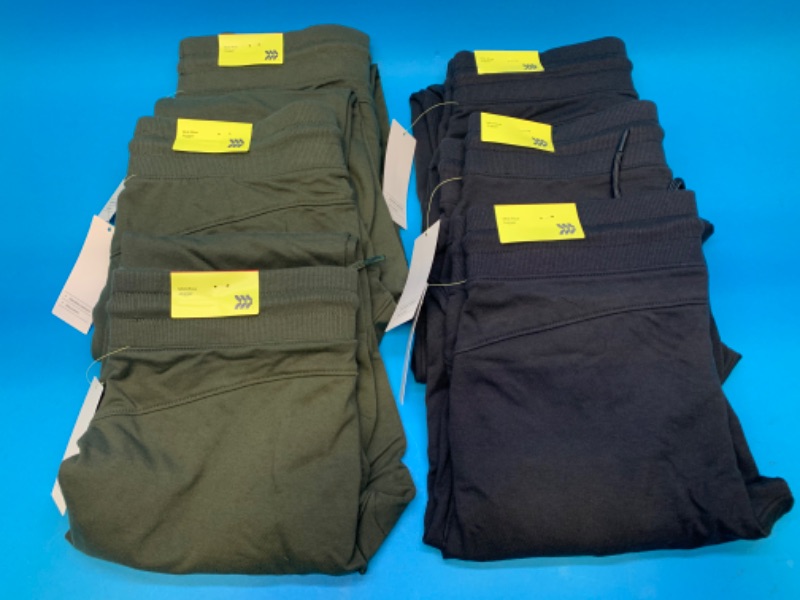 Photo 1 of 258679…6 pairs of ladies size xs French terry joggers with side pockets 