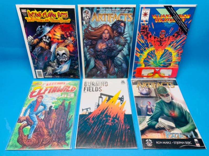 Photo 1 of 258716… 6 comics all #1’s in plastic sleeves 