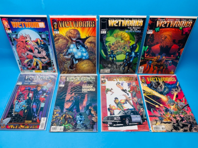 Photo 1 of 258721…8 wetworks comics in plastic sleeves 