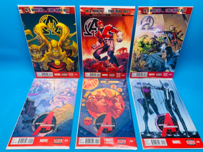 Photo 1 of 258724…  6 avengers comics in plastic sleeves 