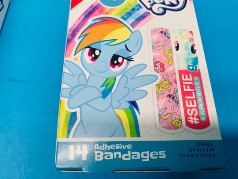 Photo 2 of 258770… 10 boxes of my little pony adhesive bandages- 14 per box 