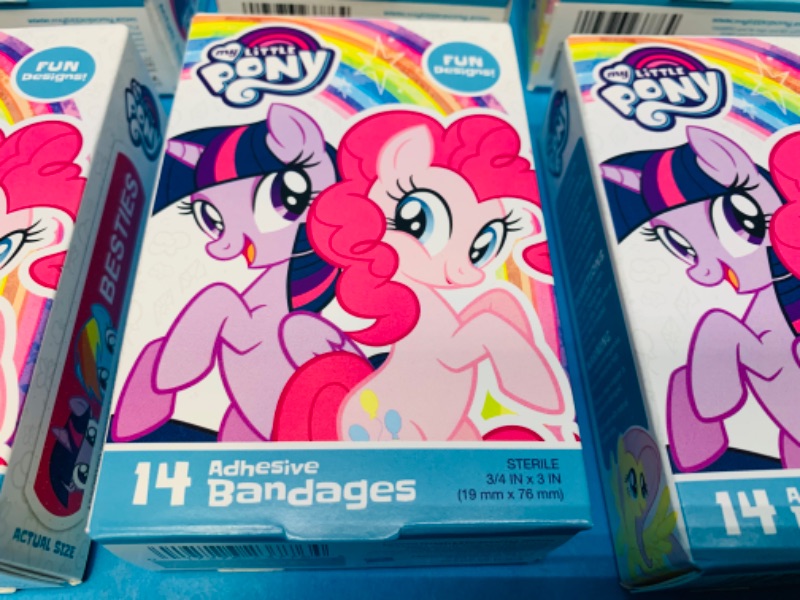 Photo 3 of 258770… 10 boxes of my little pony adhesive bandages- 14 per box 