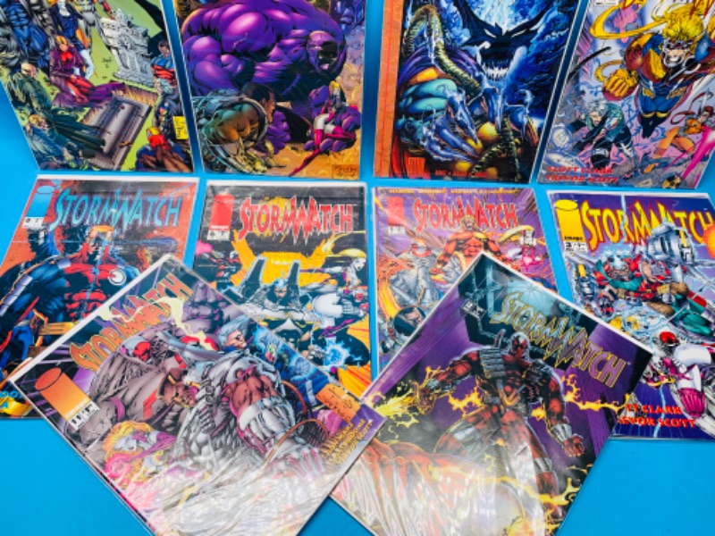Photo 2 of 258816… 10 stormwatch comics in plastic sleeves