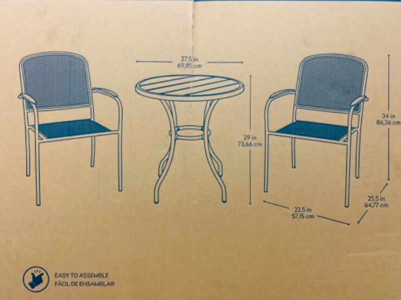 Photo 2 of 258848…williamstead 3 piece bistro set 