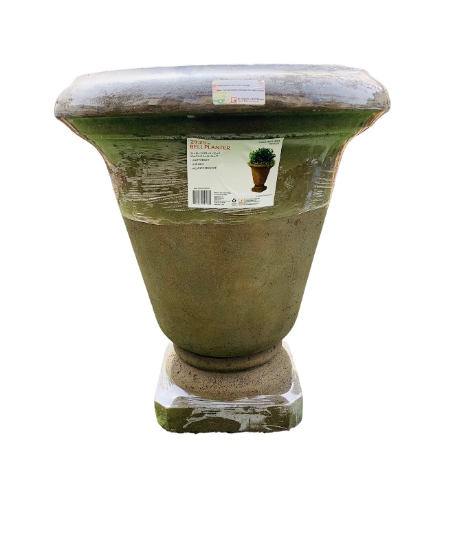 Photo 3 of 258856…huge 2 foot 6 inch resin bell planter  29.25” tall