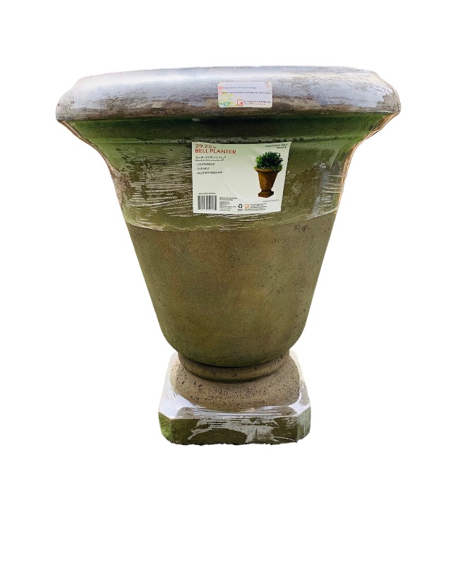 Photo 1 of 258857… huge 29.25”  resin bell planter 