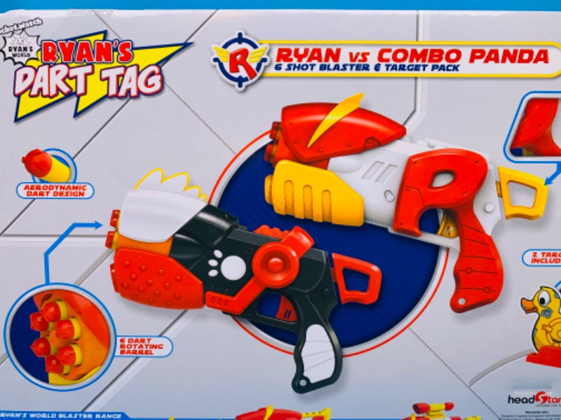 Photo 2 of 258933… Ryan’s world dart tag toy gun combo