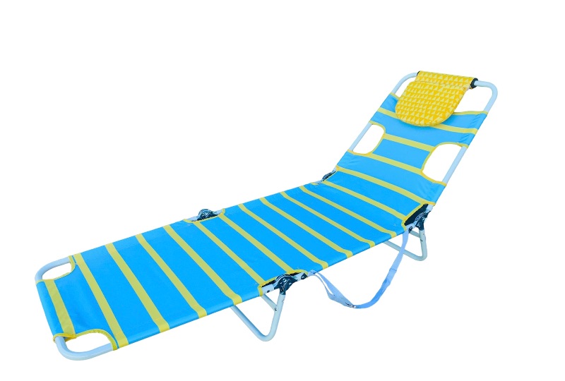 Photo 1 of 258950… sun squad beach lounger with foam pillow 