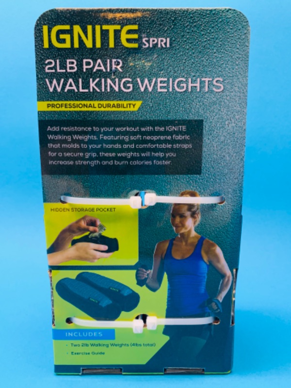 Photo 2 of 258973… 4 walking weights 2 pounds each with hidden storage pockets -8 pound total 