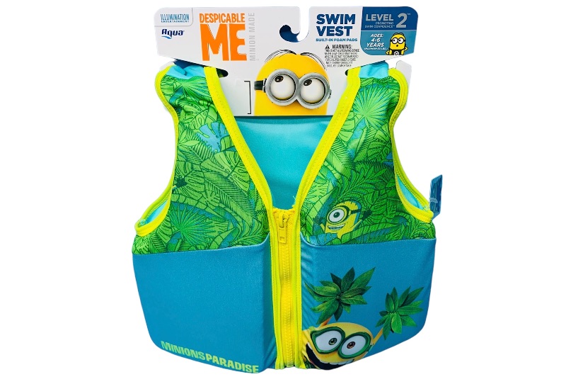 Photo 1 of 259036…minions swim vest ages 4-6 years  maximum 50 pounds 