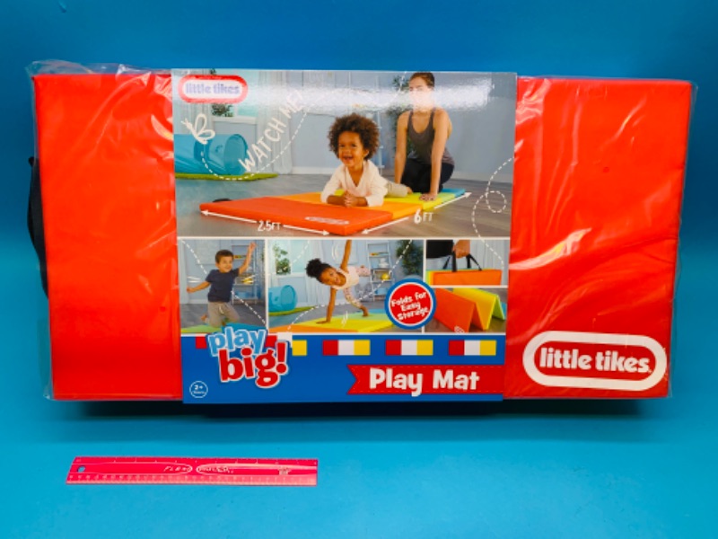 Photo 1 of 259047… little tikes 6 foot x 2.5 foot folding playmat easy storage and transport 