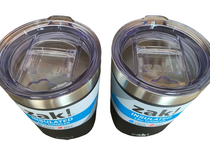 Photo 3 of 259370…2 ZAK! Insulated tumblers 6 hours cold 2 hours hot 13 oz each 