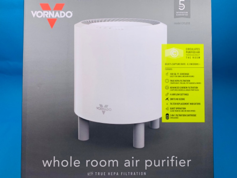 Photo 1 of 259571… Vornado whole room air purifier with hepa filter 