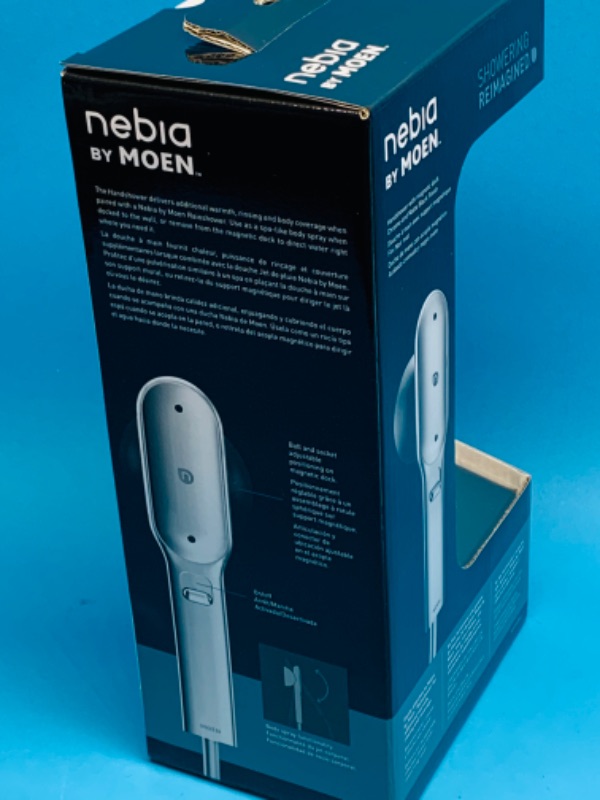 Photo 4 of 259598… Nebia by Moen hand shower with magnetic dock. Can only be used with Nebia rain shower head not alone 