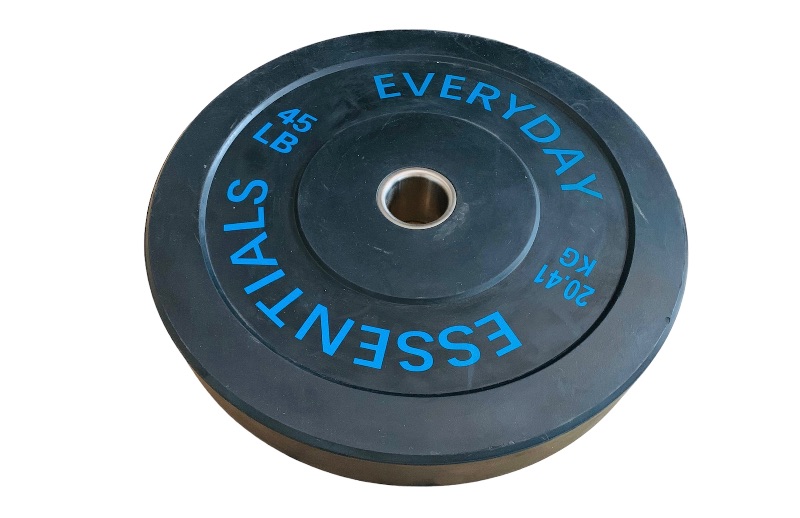 Photo 2 of 259860…everyday essentials 45 pound rubber weight plate -slightly used 