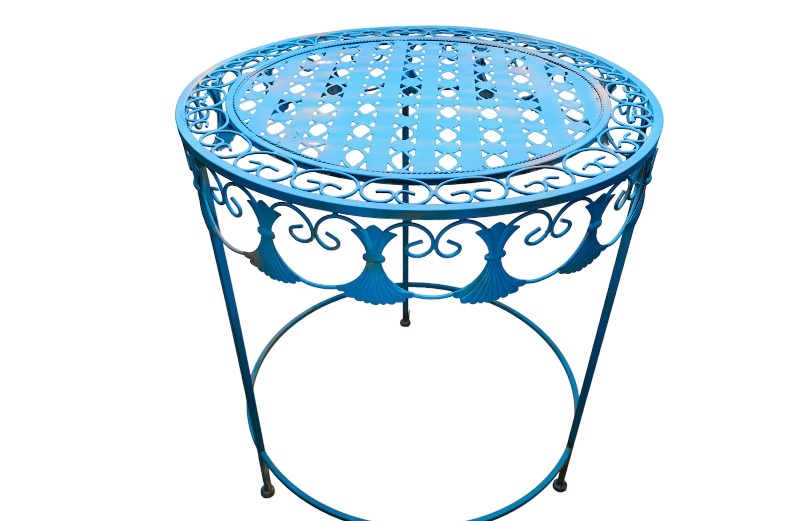 Photo 1 of 259866…metal shabby sciek painted patio side table