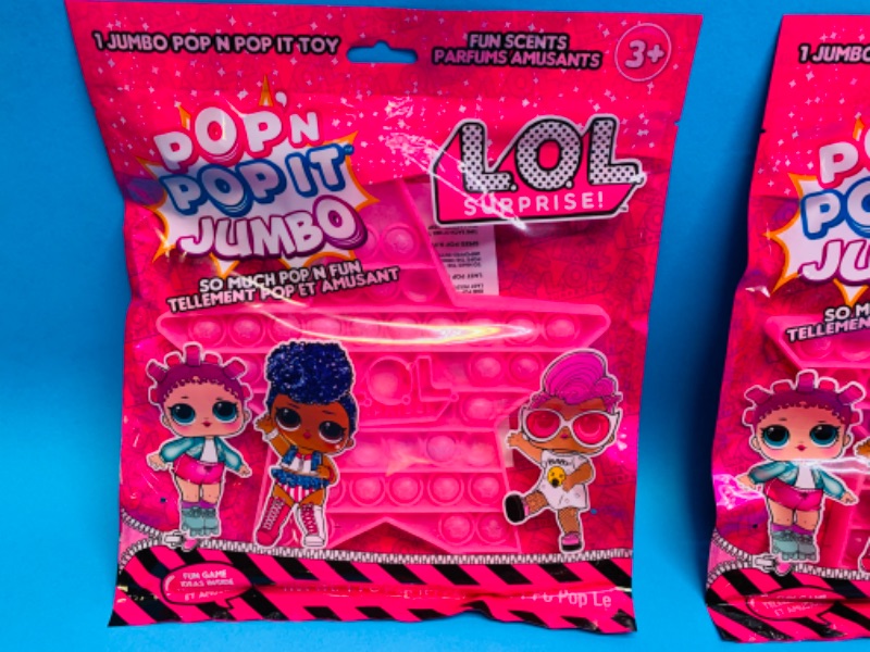 Photo 2 of 259889… 3 jumbo LOL Surprise pop n pop it toys 