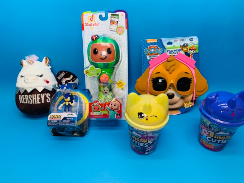 Photo 1 of 259892…toys- cocomelon, paw patrol, squishmellow , slime, and more