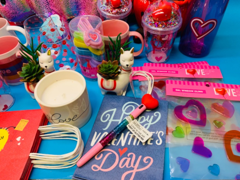 Photo 5 of 259951…table full of valentines items 
