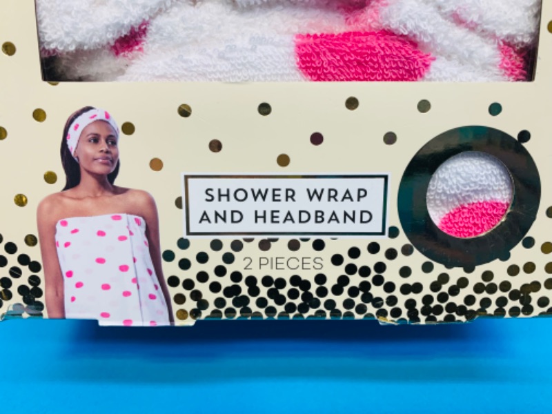 Photo 2 of 259995…2 piece shower wrap and headband 