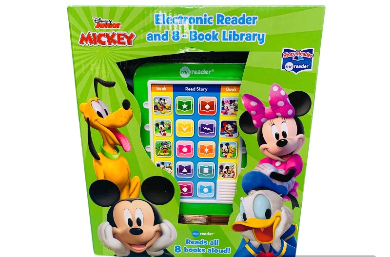 Photo 1 of 259996…Disney Mickey electronic reader and 8 book library 