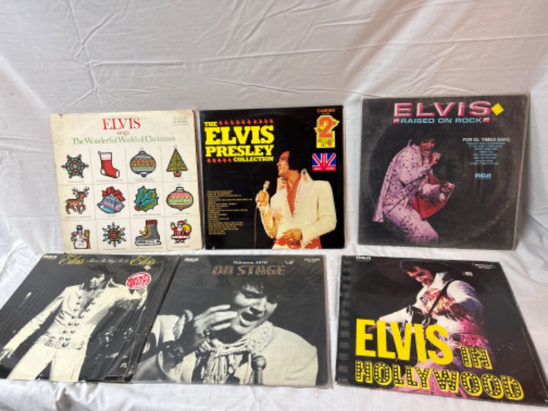 Photo 1 of 6 Elvis Presley Record Albums 