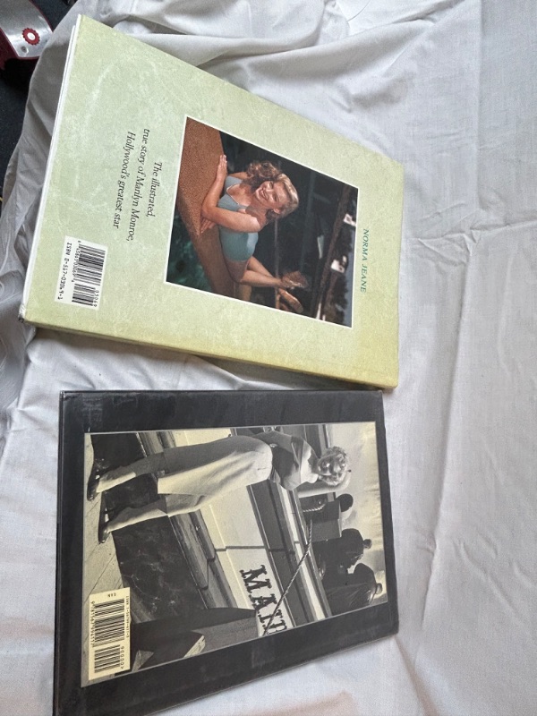 Photo 2 of 2 large Marilyn Monroe books 
