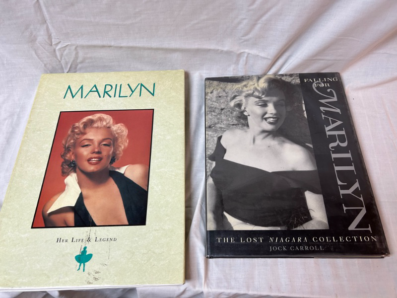 Photo 1 of 2 large Marilyn Monroe books 
