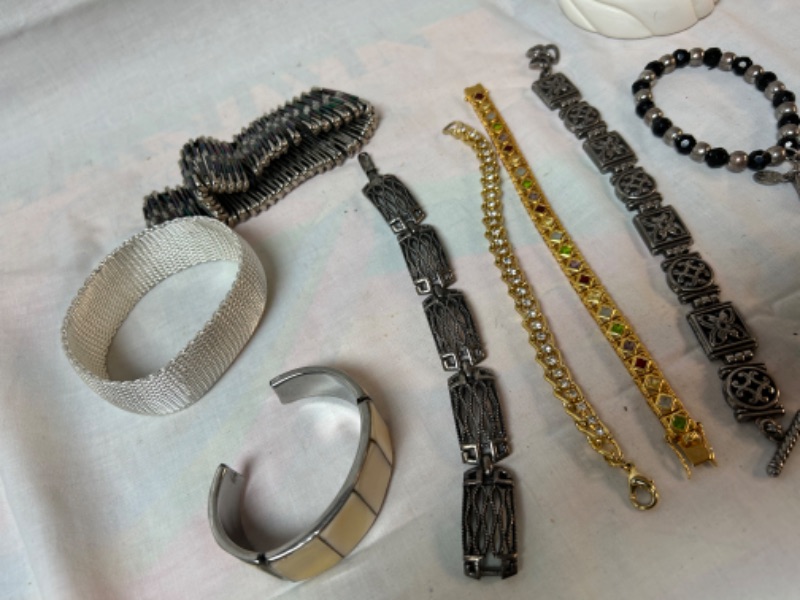 Photo 3 of Lot of costume jewelry bracelets  