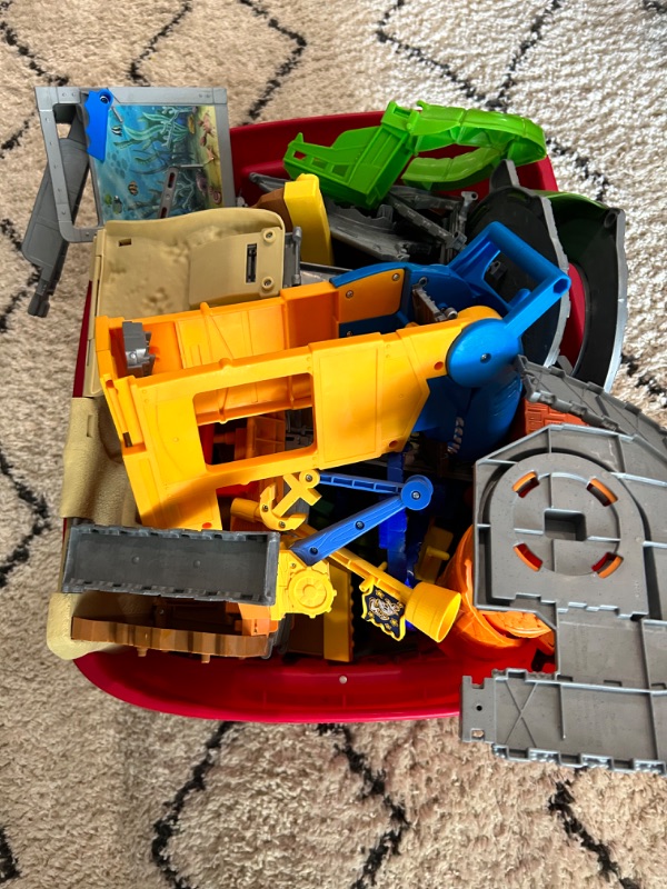Photo 4 of large bin of Thomas and friends pirate parts and pieces unsure if complete