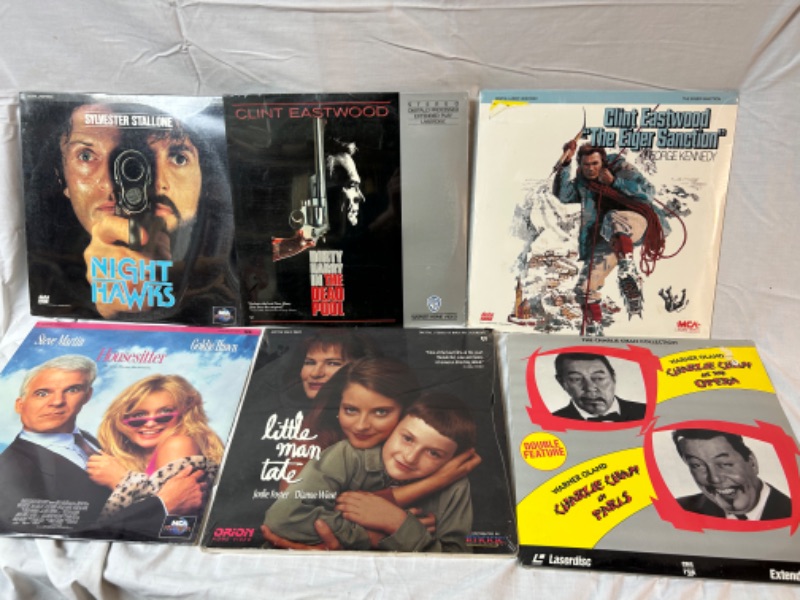 Photo 1 of 6 new sealed laser discs 2 are Clint Eastwood 