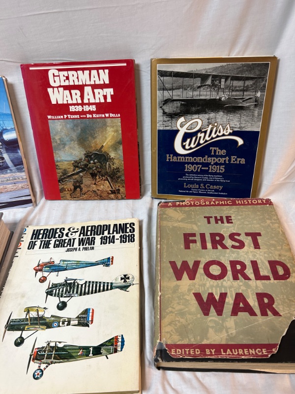 Photo 3 of Very large books about airplanes and war