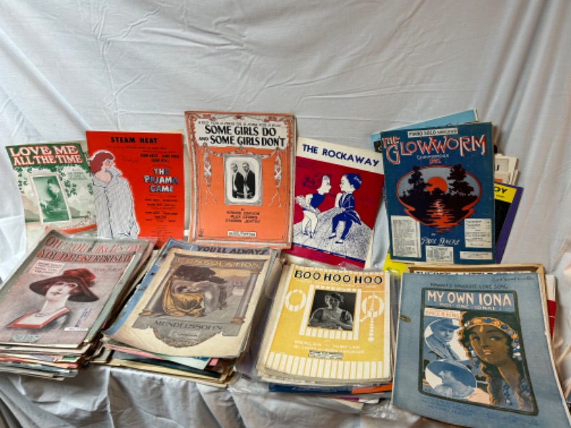 Photo 1 of Over 200 pieces of Vintage sheet music