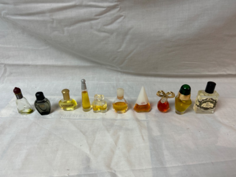 Photo 1 of 10 Miniature Bottles of Perfume 