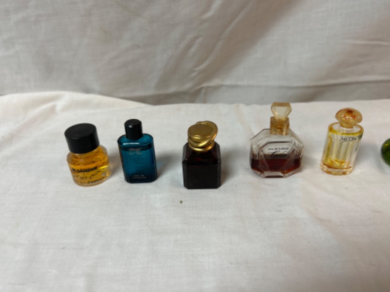 Photo 2 of  10 mini bottles of perfume
