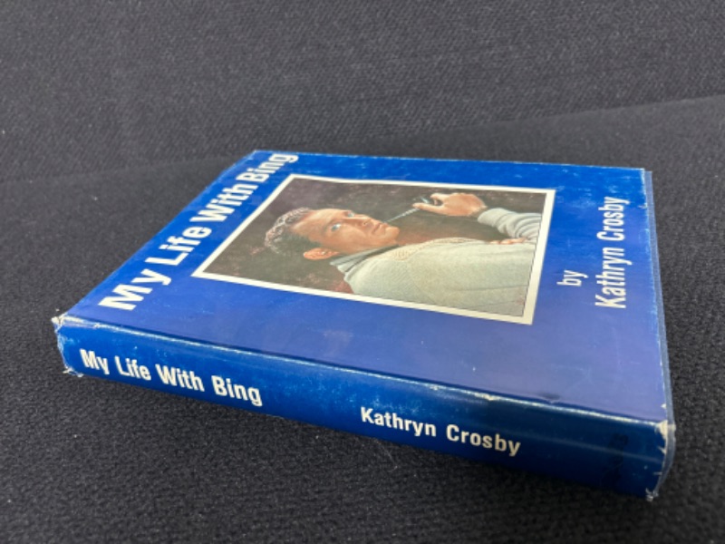 Photo 1 of My Life with Bing large book signed by Kathryn Crosby measures 11 x 8.5 inches 