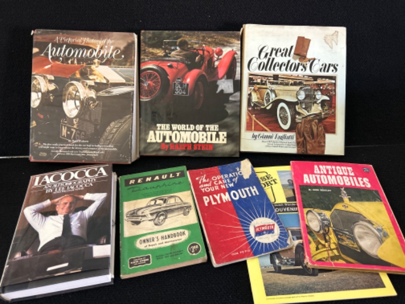 Photo 1 of Lot of collector car books includes 2 owners manuals