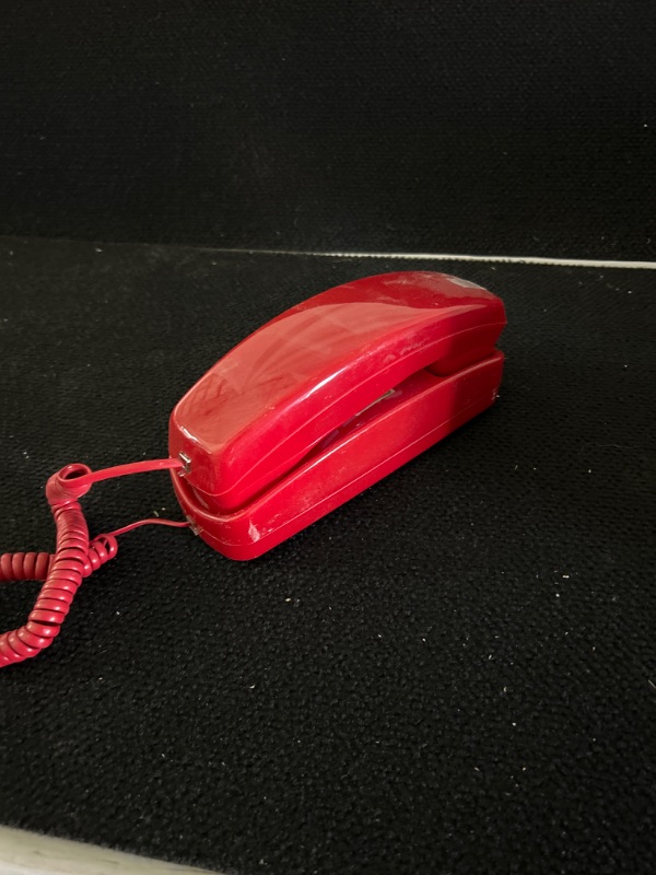 Photo 1 of Red wall telephone untested 