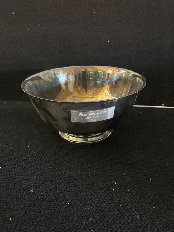 Photo 1 of Paul Revere Oneida bowl trophy measures 10 x 5 inches 