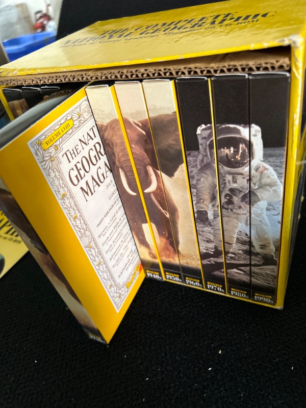Photo 1 of 108 years of National Geographic on Cd rom includes 30 cd's