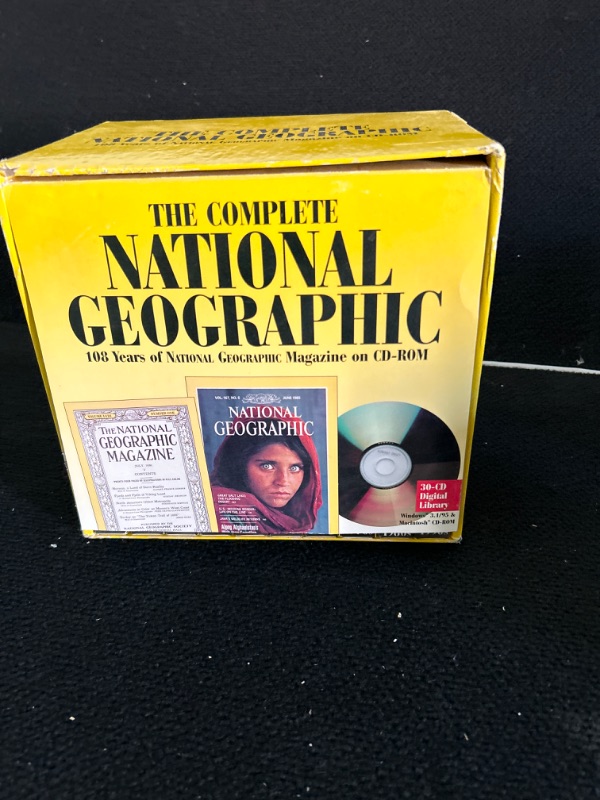 Photo 1 of 108 years of National Geographic on Cd rom includes 30 cd's