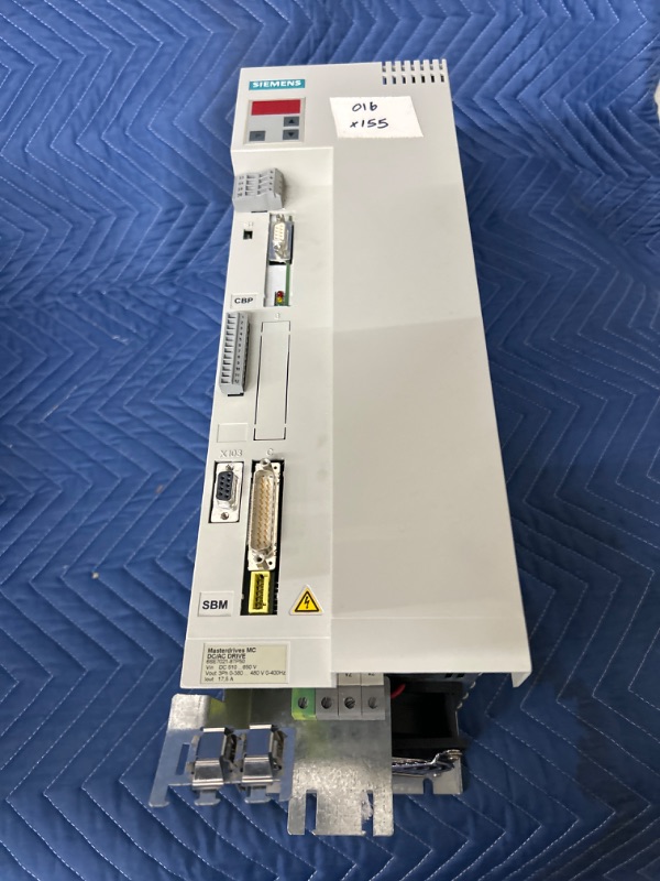 Photo 1 of Siemens DC/AC drive 6SE7021-8TP50-Z unknown condition 